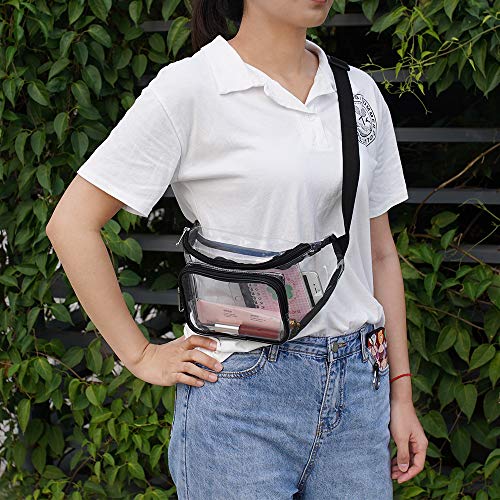 Clear Fanny Pack,Stadium Approved Waist Pack for Festival, Games,Travel