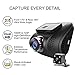 Ampulla Cruiser X Dual Dash Cam, Super HD 1296P Front & 720P Rear Dash Cam 170°& 160°Ultra Wide Angle Dashboard Camera G-Sensor WDR LDWS