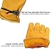 OZERO Leather Work Gloves for Men: X-Large 1 Pair Cowhide Working Gloves for Driving Heavy Duty Mechanic Ranch - Women Gardening Glove
