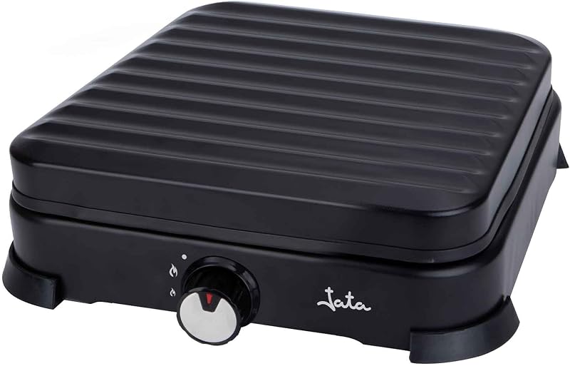 JECG2721 - Fogão portátil a gás com 1 queimador e grelhador. Adequado para butano e propano. Com tampa protetora removível. Ideal para acampar. Ocupa pouco espaço