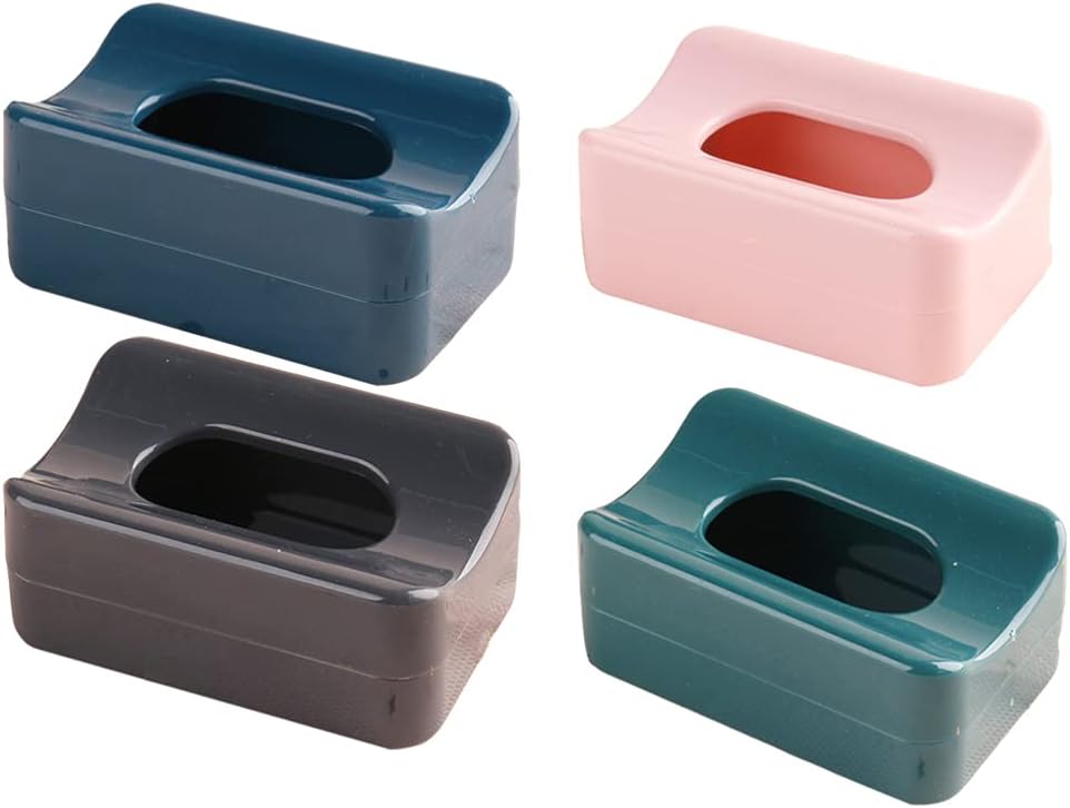 Lurrose 4pcs Dip Powder Recycling Tray System Dip Case Nail Dip