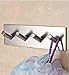 Bosszi Self Adhesive Hooks Robe Towel Wall Hooks Shower Hooks SUS 304 Stainless Steel Brushed Finish Anti-Skid Heavy Duty Hooks Wall Hanger Used in Bathroom Bedroom Kitchen Home Office(4 Hooks)