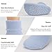 Baby Socks,Mossio 6 Pack Newborn Socks Non Skid Crew Organic Socks Rubber Bottom (6 Color,1-3 Years)