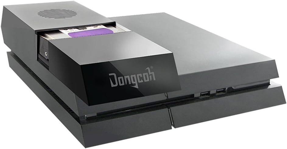 PS4 Hard Drive Upgrade Cover 2TB - DongCoh Game Bar for PlayStation 4 with 3.5-Inch 2 TB Brand HDD(Black)