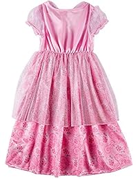 Princesa de Disney - Vestido de noche para niñas, color rosa