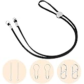 Epkoxlx Leather Hat Chin Strap, Adjustable Windproof Stampede String for Ranch, Horse Riding, Hiking, Convertibles