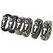 Wooboo 5 in 1 Outdoor Survival Gear Escape Paracord Bracelet Flint Whistle Compass Scraper(Camouflage)