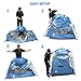 EasyGO CoverU Sports Shelter – Fits 1 or 2 Person Weather Tent and Sports Pod (Blue)– Patents Pending