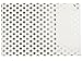 CleverDelights Metallic Silver Polka Dot Premium Tissue Paper - 100 Sheets - 20