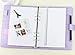 Passion leather spiral notebook Original office personal diary/week planner/agenda organizer Cute ring stationery binder purple A6