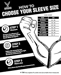 Stoic Elbow Sleeves for Powerlifting - 7mm + 5mm