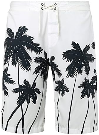 Tailor Pal Love Men's Quick Dry Swim Trunks Cargo Water Shorts with Mesh Lining Breathable Boardshorts Beach Tropical Shorts White Large