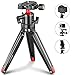 SmallRig Tabletop Tripod, Mini Desktop Travel Tripod Aluminum Alloy with 360 Degree Ball Head and Quick Release Plate Lightweight and Portable for Compact Cameras DSLRs, Phone, Gopro（Black）- BUT2287