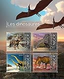 Niger-2013 World of Dinosaurs on Stamps Mint 4 Stamp Sheet 14A-298