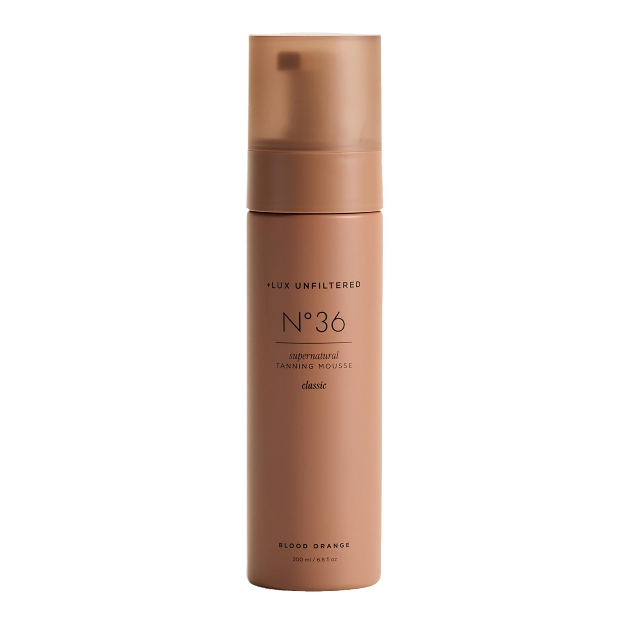 + Lux Unfiltered N°36 Self Tanning Mousse - Self Tanner Mousse, Tanning Foam – Hydrating, Streak-Free, Natural-Looking Sunless Tanner - Vegan & Cruelty Free - Blood Orange