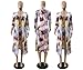 FEIYOUNG Women Sexy Three Pieces Tops Bottoms and Floral Cover-ups Summer Beach Swimsuits