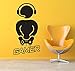 ANBER Gamer with Controller Wall Decals Vinyl Wall Sticker Wall Art Design Kids Room Wall Decor