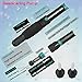 12pcs Desoldering Wire & Desoldering Pump Kit with 2 Replaced Nozzle, 1.5/2.0/2.5/3.0/3.5mm Suction Tin Solder wick Set for PCBs