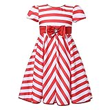 Richie House Girl's Striped Party Dress Size 3-12Y RH2226