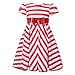 Richie House Girl's Striped Party Dress Size 3-12Y RH2226