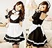 moco BFF Women Lolita French Apron Maid Fancy Dress Anime Cosplay Costume Uniform Outfit Clothing Akiba Holiday Christmas Black
