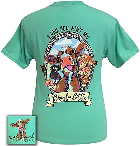Girlie Girls Brand Of Cattle Preppy Short Sleeve T-Shirt (X-Large)