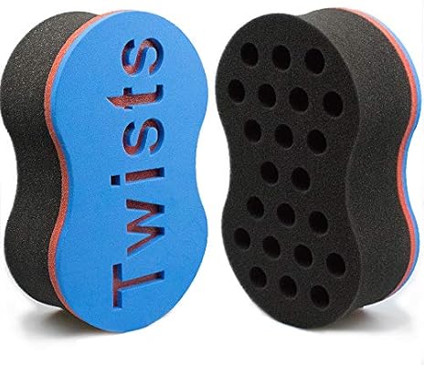 Twist Hair Sponge Brush Curl Sponge Big Holes For Women And Men