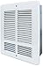 KING W1215-W W Series Wall Heater, 1500W / 120V, White