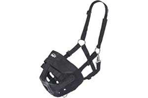Tough 1 Easy Breathe Grazing Muzzle Yearling Black