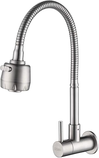 Torneira Gourmet Cozinha Inox Giratoria Parede Longa Nox05 Doan Amazon Com Br