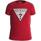 GUESS Girls' Eco Rhinestone Graphic Tee