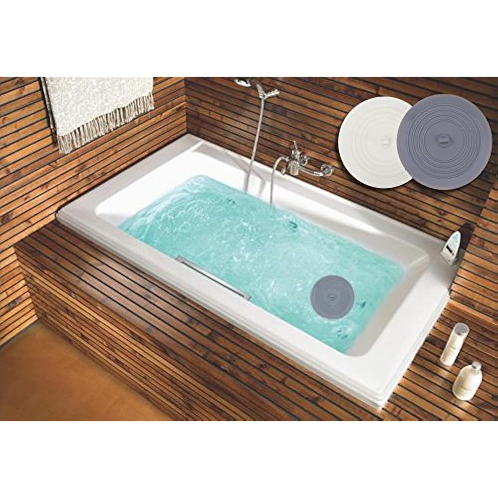 VTOP Tub Stopper 2 Pack, 6 Inches Large Silicone Bathtub Drain Plug