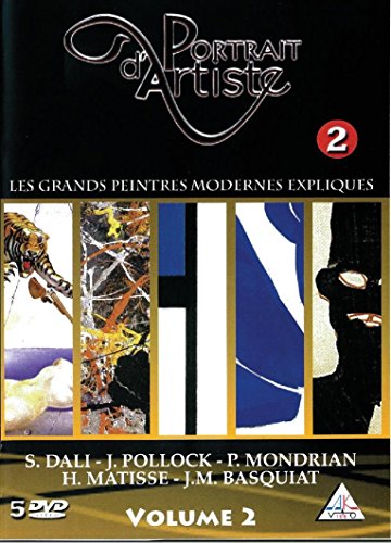 Portrait D'artiste Vol 2 Coffret 5 Dvd Pollock - Mondrian - Matisse - Basquiat