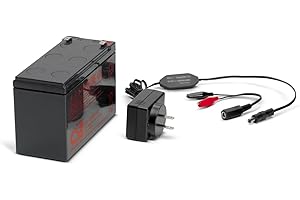 Humminbird 770030-1 9AH BK 9 Amp Hour Battery Kit, Portable Configuration, Black, Small