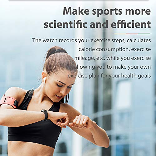 gdfh Fitness Tracker with Body Temperature Heart Rate Sleep Monitor, IP67 Waterproof Smart Fitness Watch with Step Counter Call Message for Women Men Kids