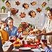 24 Pieces Thanksgiving Party Decorations Thanksgiving Sign Cutouts Thanksgiving Feast Party Supplies Centerpiece Sticks Table Cake Toppers Photo Booth Props with 6 Style Design