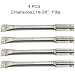 15491 (4 Pack) Replacement Stainless Steel Burner for Charbroil, Grill Master, Kenmore, Kirkland, Kmart, Master Chef, Members Mark, Nexgrill, Sams, Thermos & Uberhaus Gas Grill Models