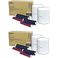 DNP 2x 4x6" Dye Sub Media for DS620A Printer, 400 Prints Per Roll, 2 Piece