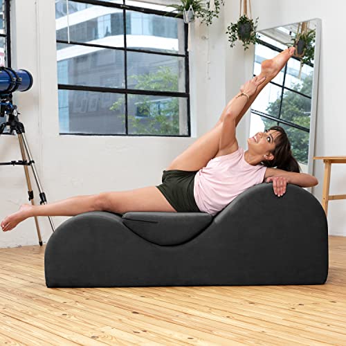 Avana Luvu Lounger Chaise Lounge Chair for Yoga, Exercise, Massage