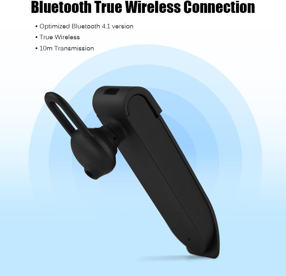 Socobeta Bluetooth Earphone Multi-Language Translation Portable Headphone Wireless Headset, Black - Image 5