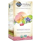 Garden of Life Multivitamin for Women - mykind Organic Women Whole Food Vitamin Supplement, Vegan, 120 Tablets