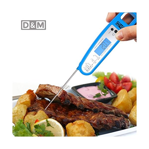 DM-Digital-Meat-Thermometer–Instant-Read-Foldable-Ideal-as-Internal-Meat-Thermometer-Grill-Thermometer-Cooking-or-Kitchen-Thermometer–Food-safe-Sturdy-Steel-Meat-Thermometer-Probe