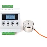 Mini Load Cell Sensor with Indicator Transmitter Amplifier Display,Test Compression Force Weight Pressure Sensor Range 20kg-2000kg (0-2T with Amplifier)