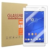 Sony Xperia Z3 Tablet Compact Screen Protector, Rerii Tempered Glass Screen Protector for Sony Xperia Z3 Tablet Compact, High Definition, 9H Hardness, 0.3mm Thickness, Delicate Touch, Real Glass