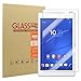 Sony Xperia Z3 Tablet Compact Screen Protector, Rerii Tempered Glass Screen Protector for Sony Xperia Z3 Tablet Compact, High Definition, 9H Hardness, 0.3mm Thickness, Delicate Touch, Real Glass