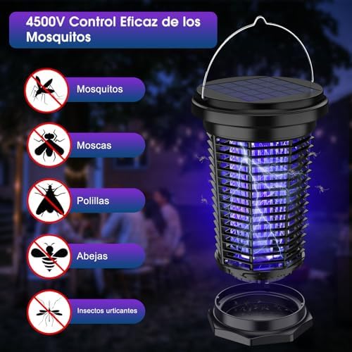Lâmpada Solar Mosquito Dividida de 4500 V