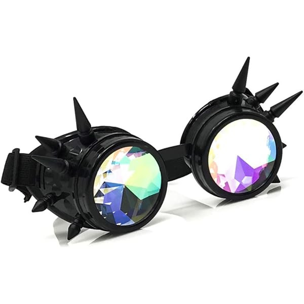 RAGBAG ブレスレット Drops of Elements 14018 Amazon.com: FUT ABS Rainbow Spiked Steampunk Goggles