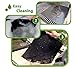 SIXQU Grill mat, set of 5 Non-stick BBQ Grill & Baking Mats, FDA-Approved Heat Resistant Reusable and Easy to Clean - Works on Gas, Charcoal, Electric Grill and More - 15.75 x 13 Inch