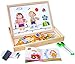 Wooden Multifunction Writing Drawing Toys Board for Kids Jigsaw Puzzle Games by Zhisheng You