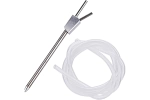 Jadeshay Airspeed Meter Gauge with Differential Pitot Tube Kit, Durable Metal Air Speedometer for Flight Control, Includes So